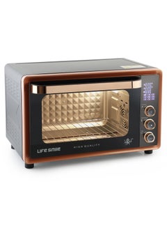Buy Toaster Oven | Large 35 Liters 6-Slice Convection Toaster Electric Oven Countertop | Multi-Function with Bake, Toast and Broiler | 10-in-1 with Toast, Pizza, Rotisserie | 2200 Watts in UAE