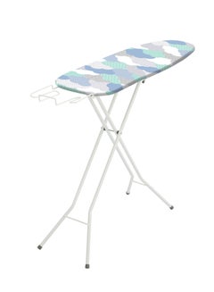 Buy Iron Board Virgin Multicolour Ironing Table With Iron Holder Foldable And Adjustable 96x30cm in UAE