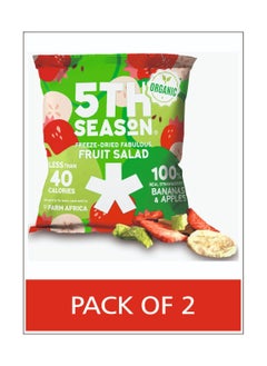 Buy 5th Season – Freeze-Dried Healthy 100% Fruit Snacks – Fruit Salad Bites 11g (Apple, Banana & Strawberry) – Vegan, Under 40 Calories & Gluten Free (Pack of 2) in UAE