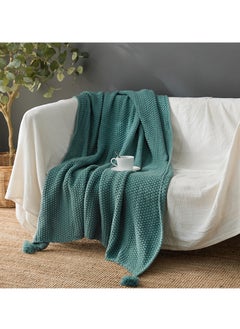 Buy Nordic Style Sofa Cover Blanket, Office Nap Blanket, Shawl Blanket - Aesthetic And Stable Knitting, Anti-Pilling, Skin-Friendly, Soft, Extra Thick And Warm, Suitable For Living Room, Bedroom, Study, Studio in UAE