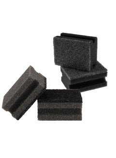 اشتري Royalbright Heavy Duty Scrub Sponges- RF11081|Premium-Quality| Ideal for Dish Wash Liquid| Multi-Purpose| No Scratch Rectangular Sponge| Pack of 4| Black في الامارات