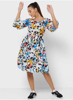 Buy Urban Minx Printed Shirt Dress in UAE