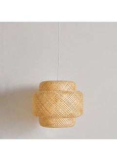 اشتري Naturel Bamboo Pendant Ceiling Lamp with Cable 42 x 37 x 42 cm في الامارات