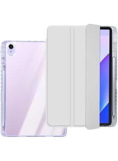 Buy Case Compatible with Huawei MatePad Air 11.5inch 2023, Trifold Stand Cover Case with Pencil Holder,PU Leather Clear Transparent Back Cover[Anti Fall] in Saudi Arabia