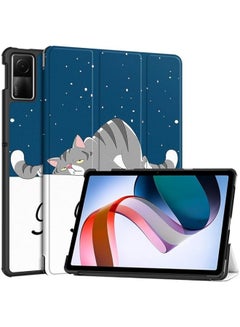 Buy Tablet Case Compatible With Xiaomi Redmi Pad SE 11inch 2023 Case Tri-Fold Smart Case,Hard PC Back Shell Slim Case Multi-Viewing Angles Stand with Auto Wake Sleep Pad Case in UAE