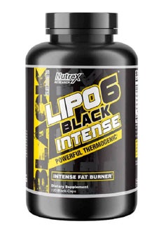 Buy Nutrex Research Lipo-6 Black Intense 120 Capsules in UAE