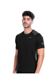 Buy FLIP SIDE ROUND NECK-T SHIRT- (BLACK) (APLT777-1-M) in UAE