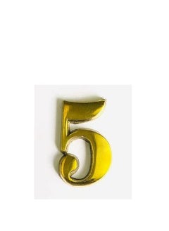 Buy Metal Apartment Door Numbers - Golden, High-quality Material in Egypt