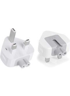 Buy AC Power Adaptor UK Charger Replacement Plug Converter Plug 3 Pins Standard Head Wall Plug for iPhone charger MacBook Pro Air Mac iBook iPod iPad and More in Saudi Arabia