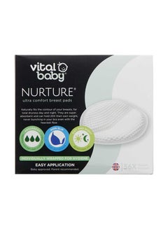 Buy Pack of 56 Nurture Ultra Comfort Disposable Breast Pads - White in UAE