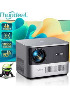 Buy Full HD Projector 1080P 4K Video Home Theater Auto Focus 5G WiFi Android Projector TDA6W 3D Portable Projector in Saudi Arabia