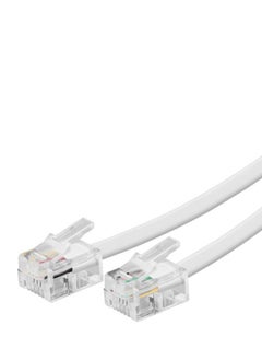 Buy A Plus cable for landline phone, 15 meters long, strong and durable, made of high-quality materials, suitable for router - landline  AB-13KT in Egypt