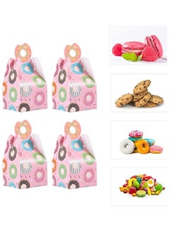 اشتري 25pcs Gift Cookie Box Donut Gift Box Candy Box Kids Gift Box Birthday Wedding Bridal Shower Donut Party Supplies في السعودية