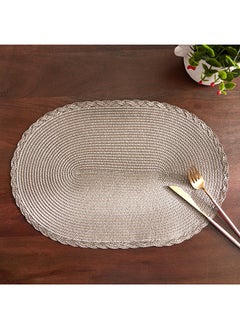 Buy Miso Oval Polypropylene Placemat 45x30 cm in UAE