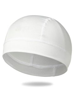 Buy Cycling Helmet Liner Hat, Outdoor Sports Brimless Hat, Breathable Sweat Absorbent and Quick Drying, Sun Protection Hat, Rugby Hat Liner, White, 32 in Saudi Arabia