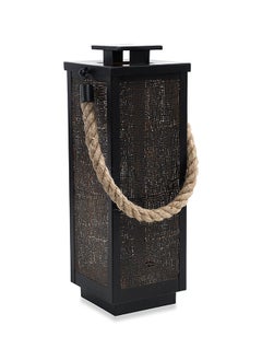 Buy Jasper Lantern, Black & Brown - Small, 16x47 cm in UAE