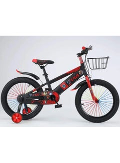 اشتري 16 Inch Children's Bicycle Kids Fat Bike with Training Wheel - Black/Red في الامارات