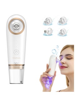 Buy Blackhead Remover Vacuum, Facial Pore Cleaner, Electric Acne Comedone Extraction Whitehead Blackhead Tool with 4 Removable Suction Head for Women in Saudi Arabia