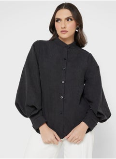 Buy Puff Sleeve Button Down Shirt in UAE