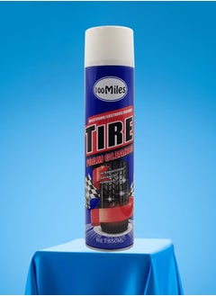 اشتري 100 Miles Tire Foam Cleaner 650ml - Premium Quality for Long-Lasting Shine And Protection في السعودية