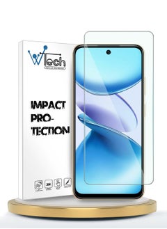 Buy Infinix Smart 9 4G 2024 WTech Premium Series Curved Edges 9H 2.5D Tempered Glass Screen Protector - Clear in UAE