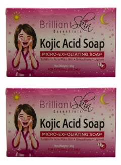 Buy Kojic Acid Soap-Micro Exfoliating Soap 135 g 2 Pcs in UAE