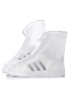 Buy 2 Pairs Rain Shoes Cover Non Slip Waterproof Shoe Covers Reusable Shoe Protectors Covers High Top Snow Boots Galoshes Overshoes for Men Women in Saudi Arabia