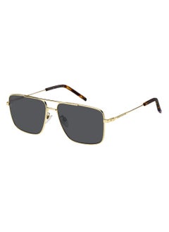 Buy Men's Uv Protection Rectangular Shape Metal Sunglasses Th 2110/S Grey 47 - Lens Size: 46.9 Mm - Gold in Saudi Arabia