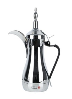 Buy Arabic Electric Gulf Dalla Coffee Maker Silver,Easy to use, Automatically Shuts off, Alarm set,1000 ml in UAE