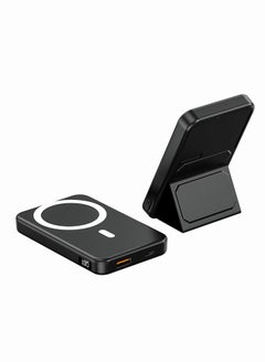 اشتري Magnetic Portable Power Bank Charger for Apple iPhone 14/13 series 10000mah Black في الامارات