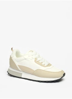 Buy Women's Colourblock Sports Shoes with Lace-Up Closure in UAE