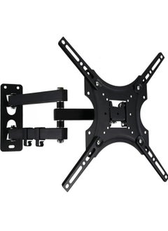 Buy Tilt & Swivel TV Wall Mount - Heavy Duty Steel Bracket for 32-55" LED, LCD, Flat & Curved TVs, 70 lbs Capacity, VESA 400x400, RM-400 Black in UAE