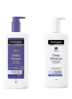Buy Visibly Renew Firming Body Lotion 400ml+Deep Moisture Body Lotion 400ml in UAE