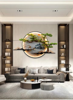 Buy A unique and elegant wall painting featuring a design that combines art and nature in Saudi Arabia