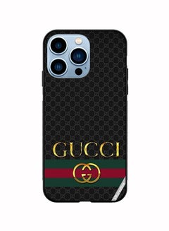 Buy Protective Case Cover For Apple iPhone 14 Pro Max Gucci Design Multicolour in UAE