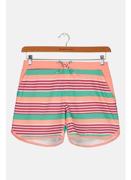 اشتري Kids Girl Stripe Swimwear Short, Coral Combo في الامارات