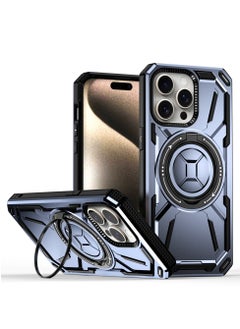 Buy SHIELD EGYPT For iPhone 15 Pro Max Armored II Series Mag-Safe Magnetic Holder Phone Case (Purple) in Egypt