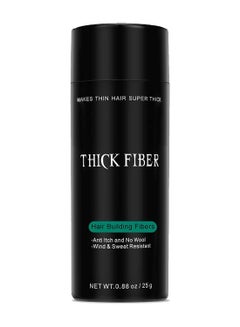Buy THICK FIBER Hair Building Fibers 25g Bottle BlackColor in UAE