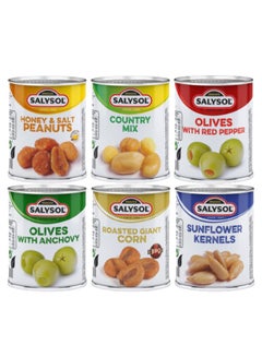 Buy Spanish nuts and olives set, pack of 6 pieces in Saudi Arabia
