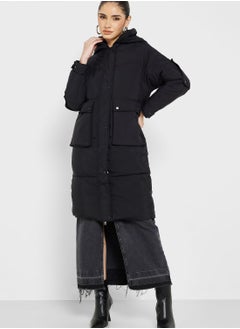 Buy Classic Longline Padded Jacket in UAE