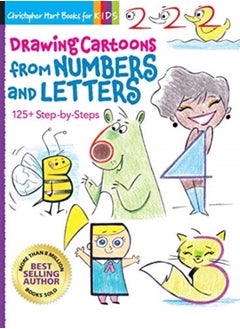 اشتري Drawing Cartoons from Numbers and Letters : 125+ Step-by-Steps في السعودية