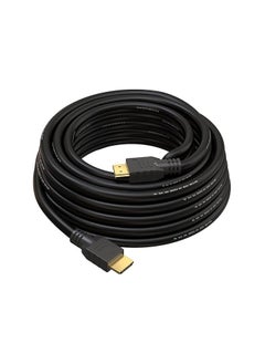 اشتري True HQ 10M HDMI Cable v1.4 ™ | HIGH SPEED Long Lead with Ethernet ARC 3D | Full HD 1080P PS4 Xbox One Sky HD TV Laptop PC Monitor CCTV | Black & Gold Plated في مصر