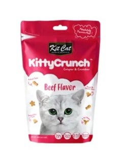 Buy Kitty Crunch Beef Flavor Multicolour 60g in Saudi Arabia