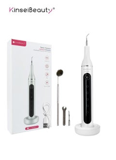 Buy Electric Sonic Dental Calculus Remover Black/White in Saudi Arabia