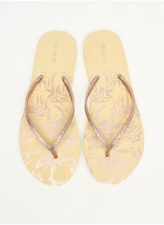 اشتري Women's Printed Slip-On Thong Slippers في السعودية