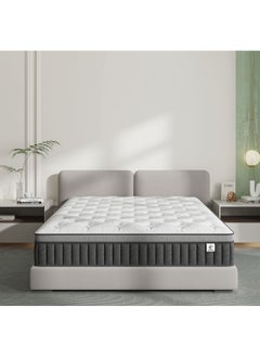 Buy Panax 30cm Euro Top Hybrid Mattress - Queen Size - Pressure Relief - Motion Isolation - Bed-in-a-Box in UAE