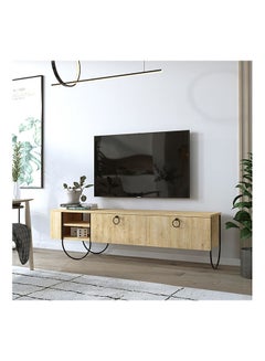 Buy Norfolk TV Stand Suitable For TV Screen Up To 60 Inch Oak 36 x 150 x 44 cm in UAE