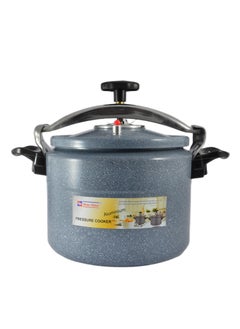 Buy Ceramic Coating Aluminium Pressure Cooker with Induction Base - 26cm - 10 Liter Capacity - Grey in UAE