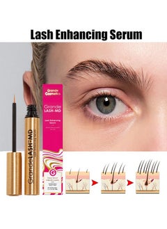 Buy Lash Enhancing Serum 4ml, Promote The Appearance of Longer and Thicker Looking Natural Lashes, Come With a Fine-Tip Brush and Simple To Apply, Suitable For Thin, Sparse, and Brittle Lashes in UAE