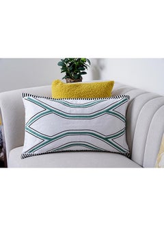 اشتري Nimrat Cushion Cover 40x65 Cm  Teal في الامارات